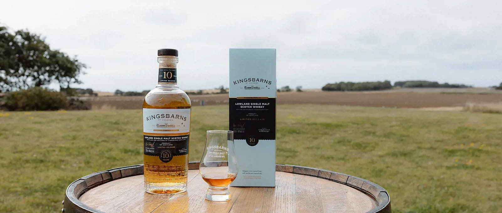 Kingsbarns Distillery unveils its first decade-old whisky